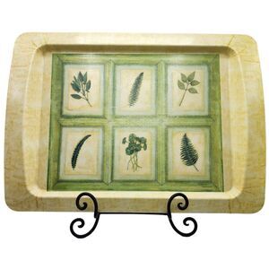 Pimpernel Italian Melamine Serving Tray Herbs Of Provence Printed Design 19.5in‎